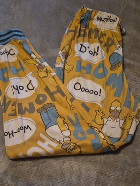 Mens Homer Simpson Pajama Pants